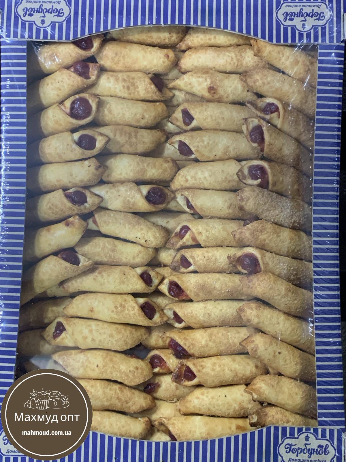 Печиво паличка з вишнею. Вага 1,5 кг. Виробник Горбунів