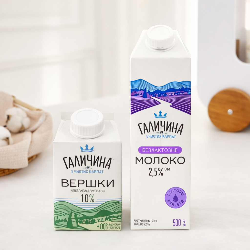 Молоко і вершки