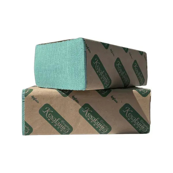 Рушники паперові Кохавинка Z-складання, зелені, 200 шт, 22х23 см, 25 шт/упаковка