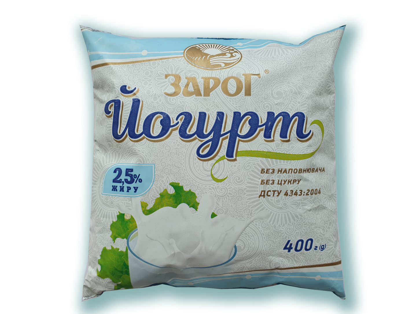 Йогурт плівка без наповнювача 0.400. 2.5%