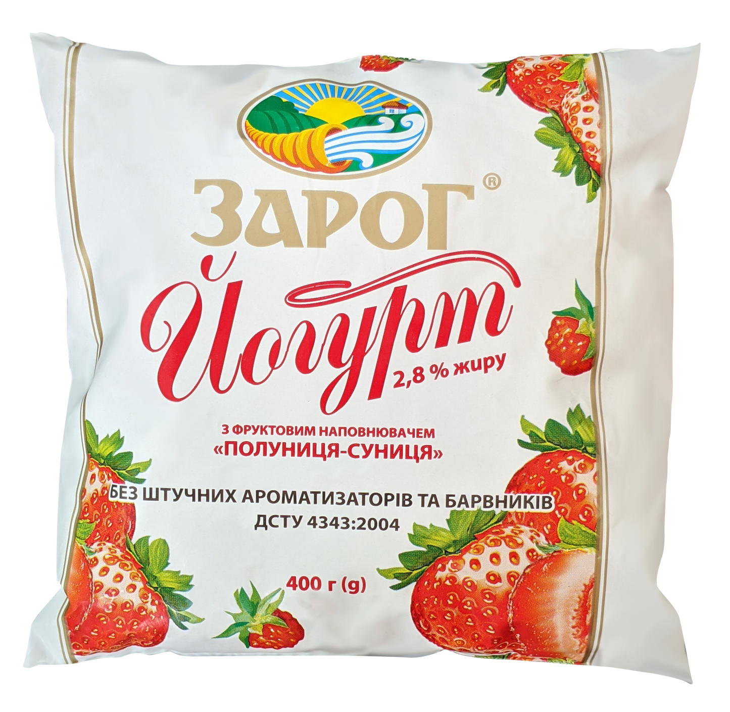 Йогурт полуниця плівка 0.400