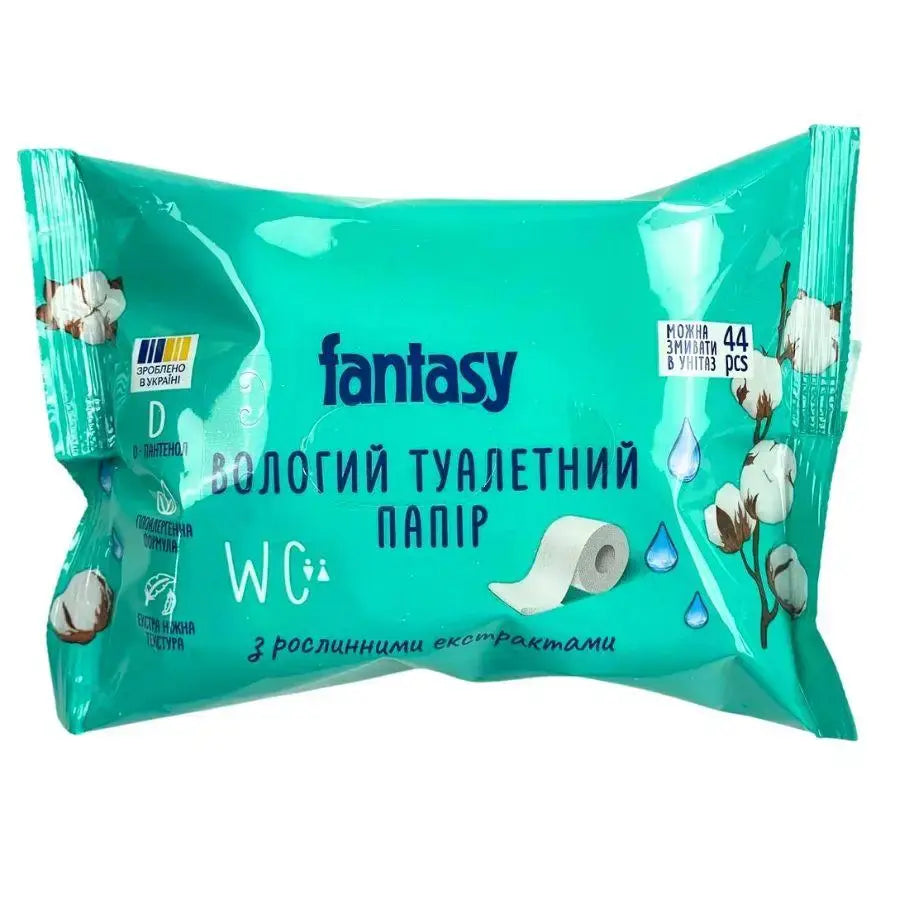 Вологий Туалетний папір Fantasy   44 шт
