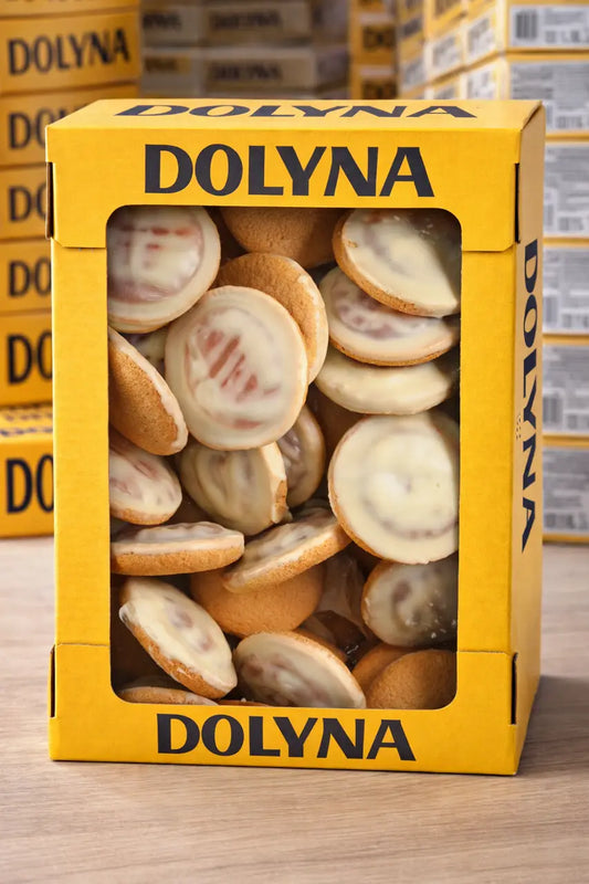 Печиво Галіція біла глазур зі смаком апельсин 1 кг