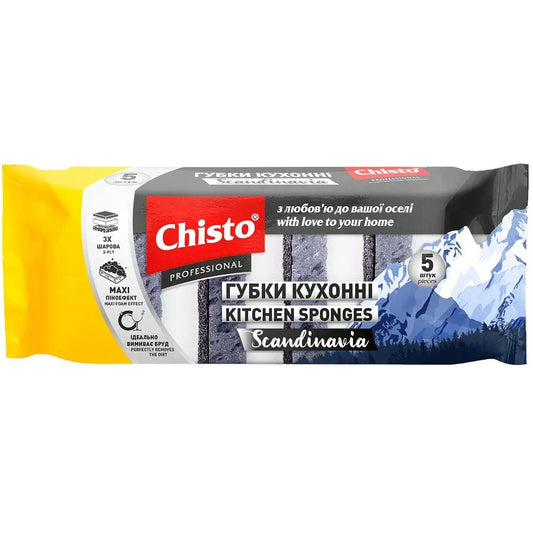 Губки кухонні Chisto Scandinavia, 5 шт.