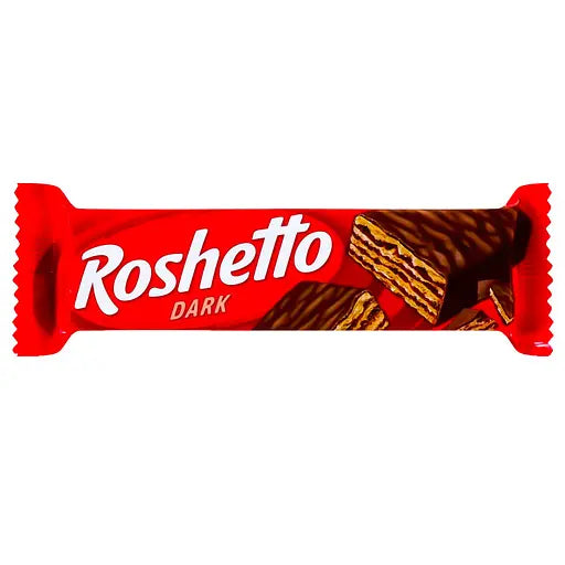 Вафлі Roshen Roshetto Dark глазуровані 34 г