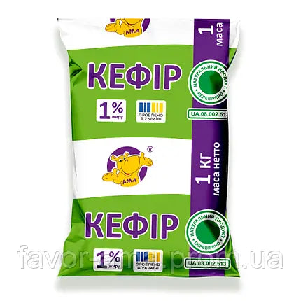 Кефір АМА 1% (1000 г)