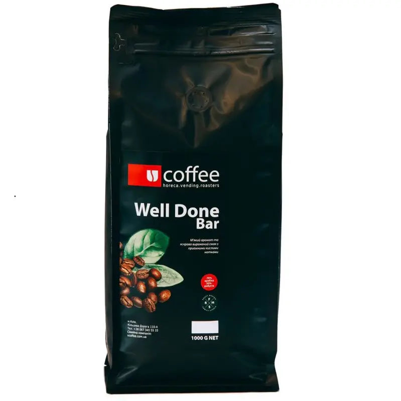 Купаж кави Well Done Bar / 70% Арабіка та 30% Робуста