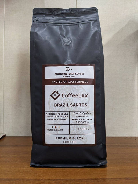 Кава 1 кг Brazil Santos