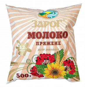 Молоко пряжене 3.2% плівка 0.500