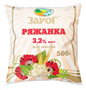 Ряжанка плівка 0.500. 3.2%