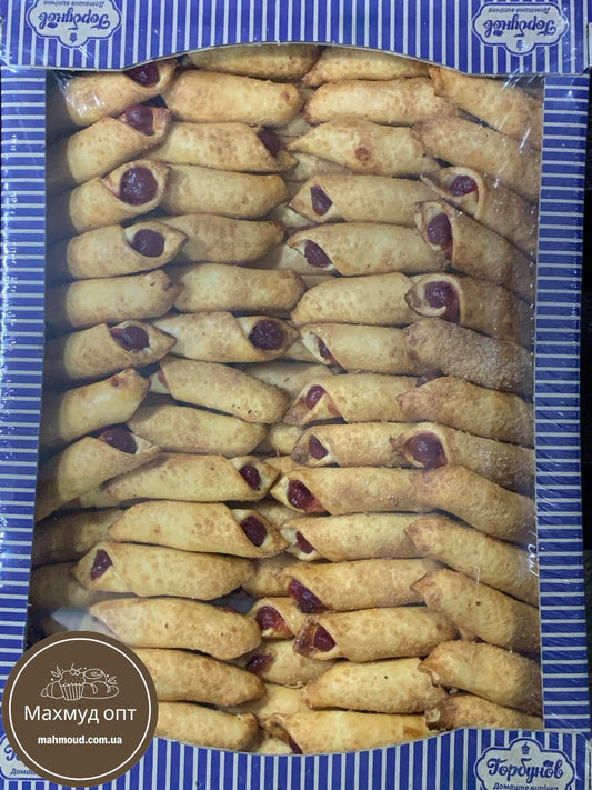 Печиво паличка з вишнею. Вага 1,5 кг. Виробник Горбунів